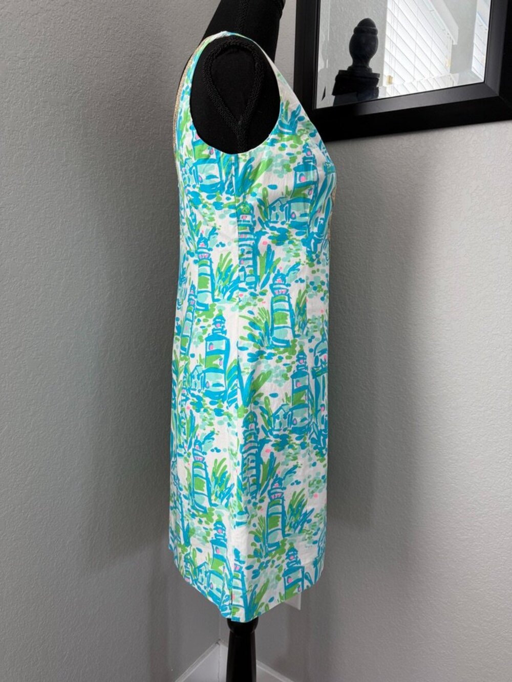 LILLY PULITZER Janice High Beams Lighthouse Shift Dress 2 - Picture 3 of 12